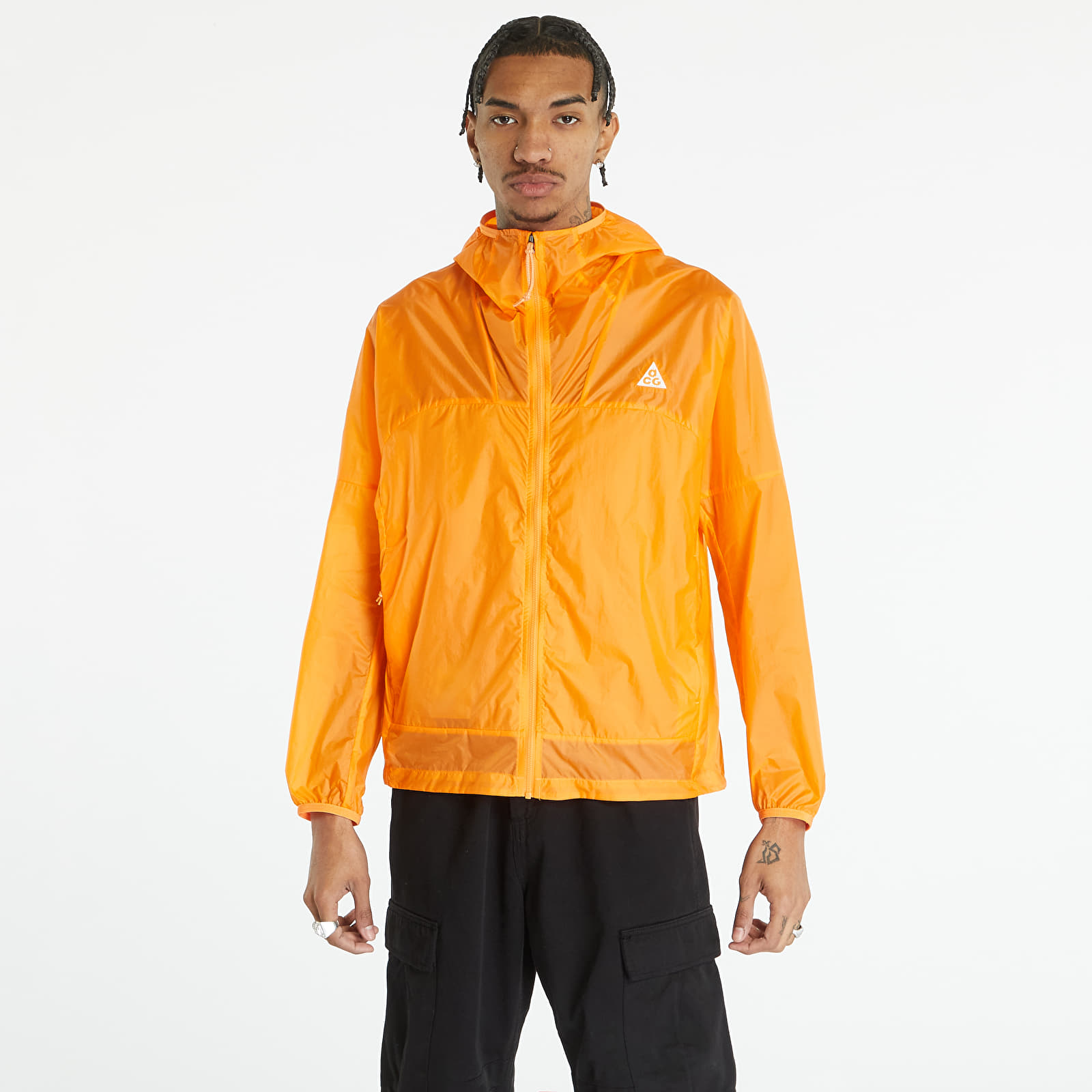 Větrovky Nike ACG Cinder Cone Men's Windproof Jacket Bright Mandarin/ Summit White