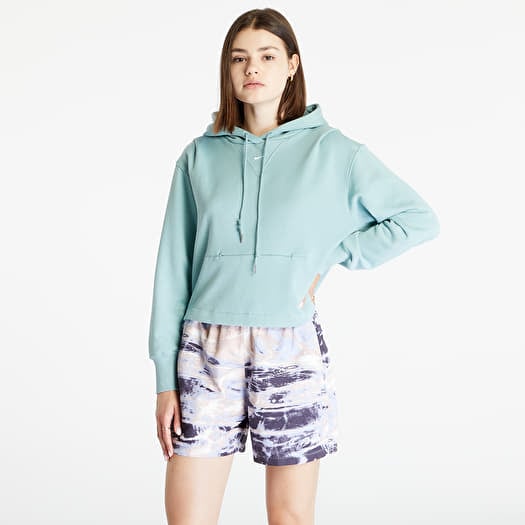 Mikina Nike Sportswear Modern Fleece Women's Oversized French Terry Hoodie Mineral/ Jade Ice