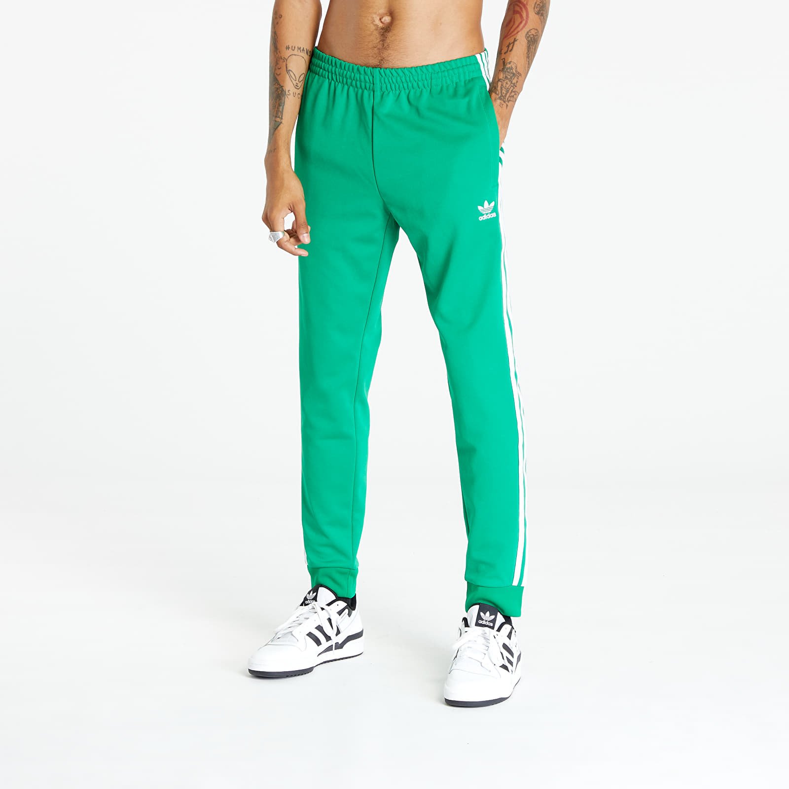 Adidas sst green top