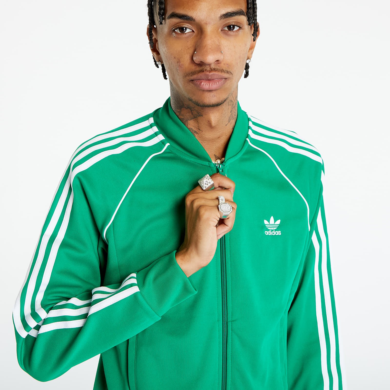 Jacken adidas Superstar Track Top Green White Queens