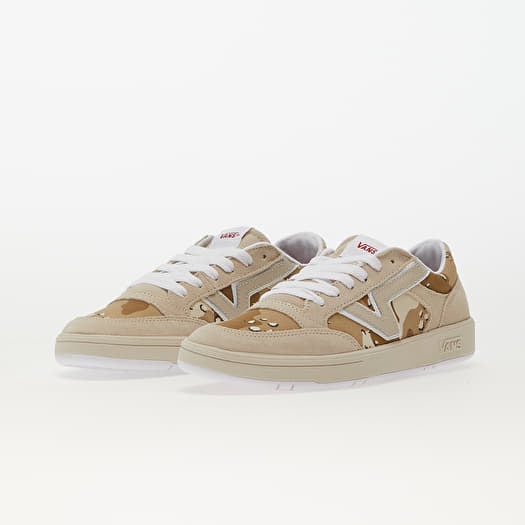 Tan and white vans clearance
