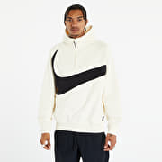 Hoodies and sweatshirts Nike Swoosh Men s 1 2 Zip Hoodie Coconut Milk Black Coconut Milk Queens