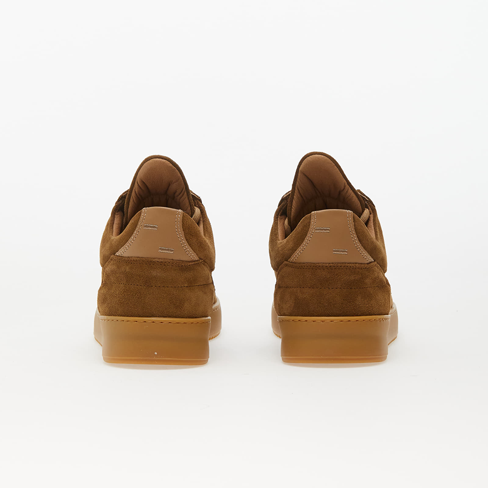 Pánské tenisky a boty Filling Pieces Low Top Perforated Suede Brown