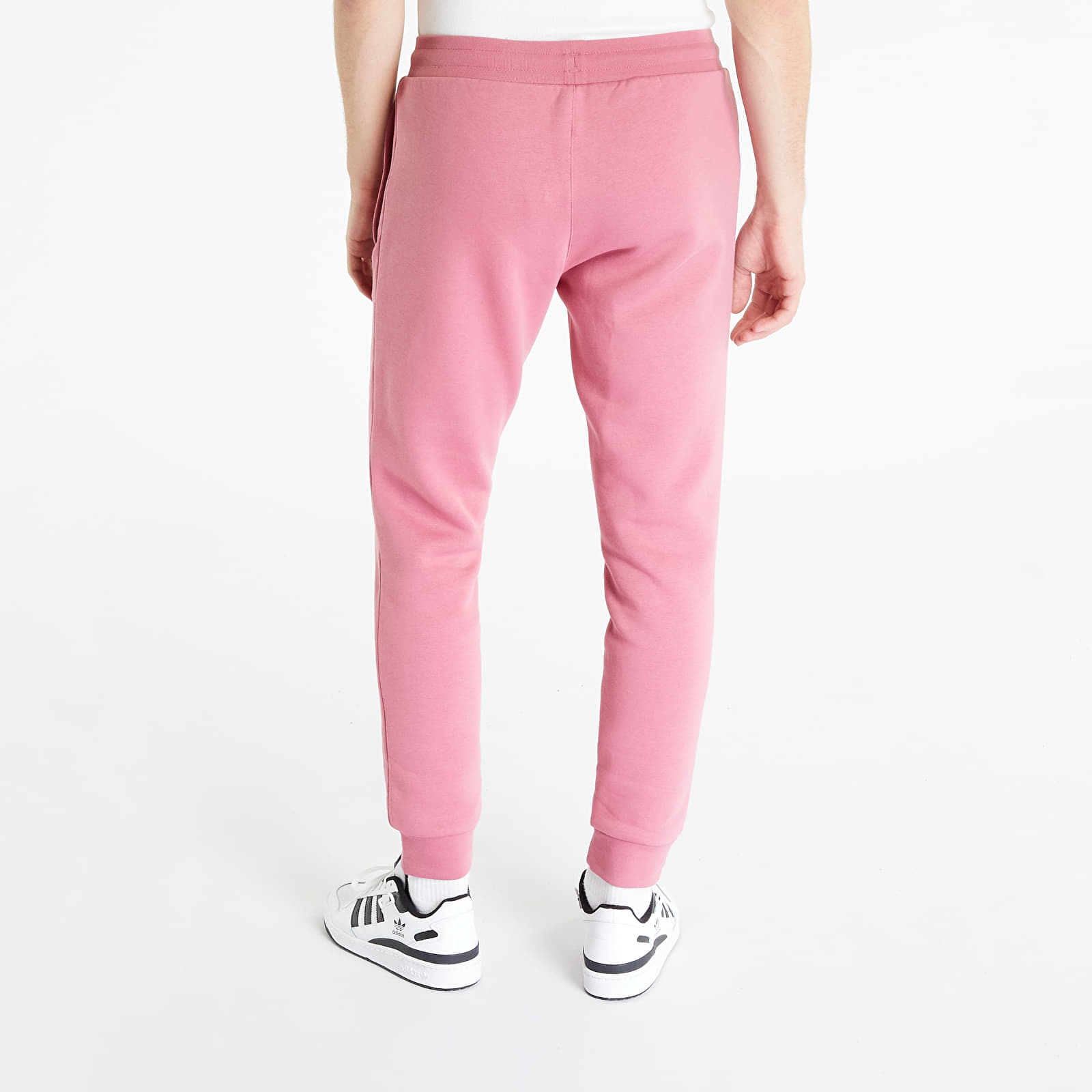 Siltās bikses adidas Originals Trefoil Essentials Pant Pink Strata