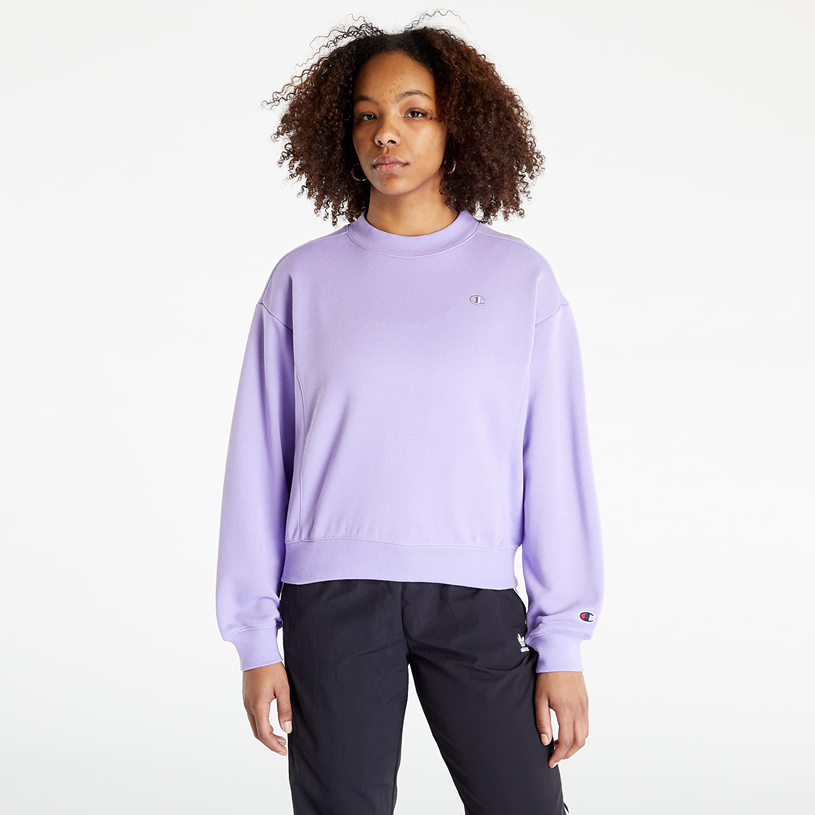 Purple champion top crew neck