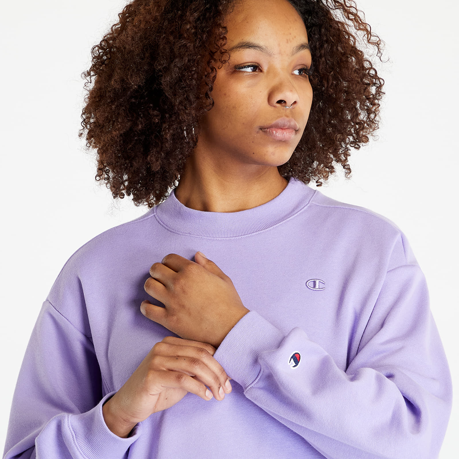 Champion crew neck sweatshirt outlet womens