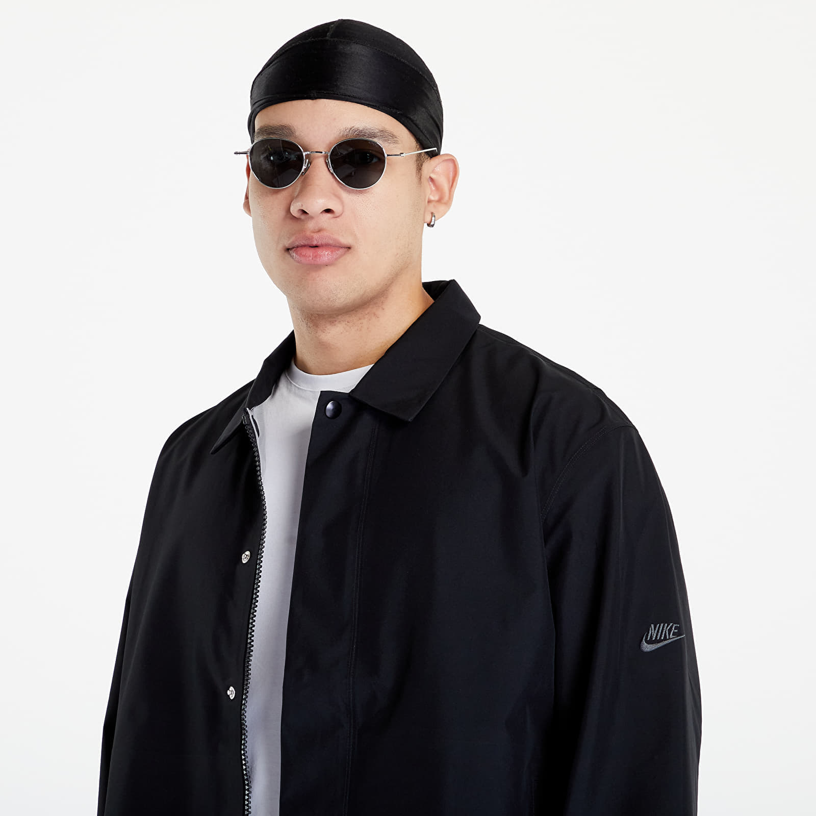 Windbreakers Nike Sportswear Storm FIT ADV GORE TEX Tech Pack Men s Full Zip Worker Jacket Black Dark Smoke Grey Queens