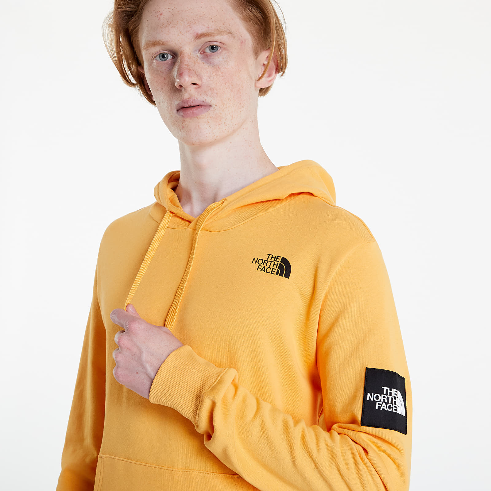 The north face hoodie sale orange