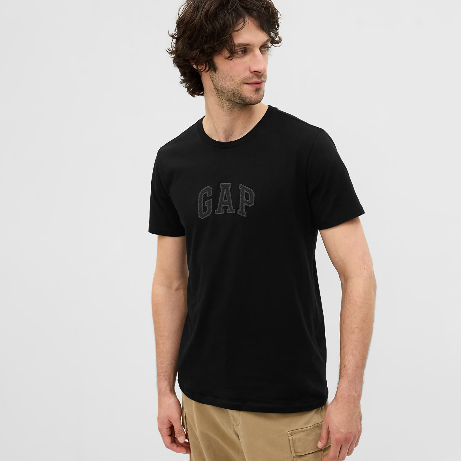 Koszulki GAP Intl New Arch Tee True Black