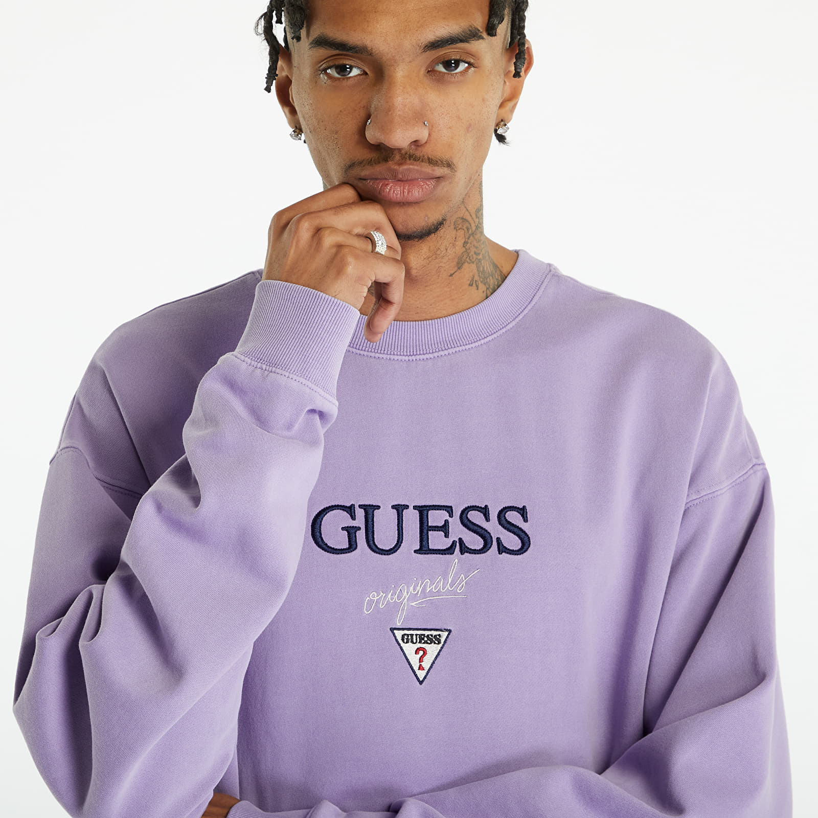 Hoodies and sweatshirts GUESS Go Baker Logo Crewneck Light