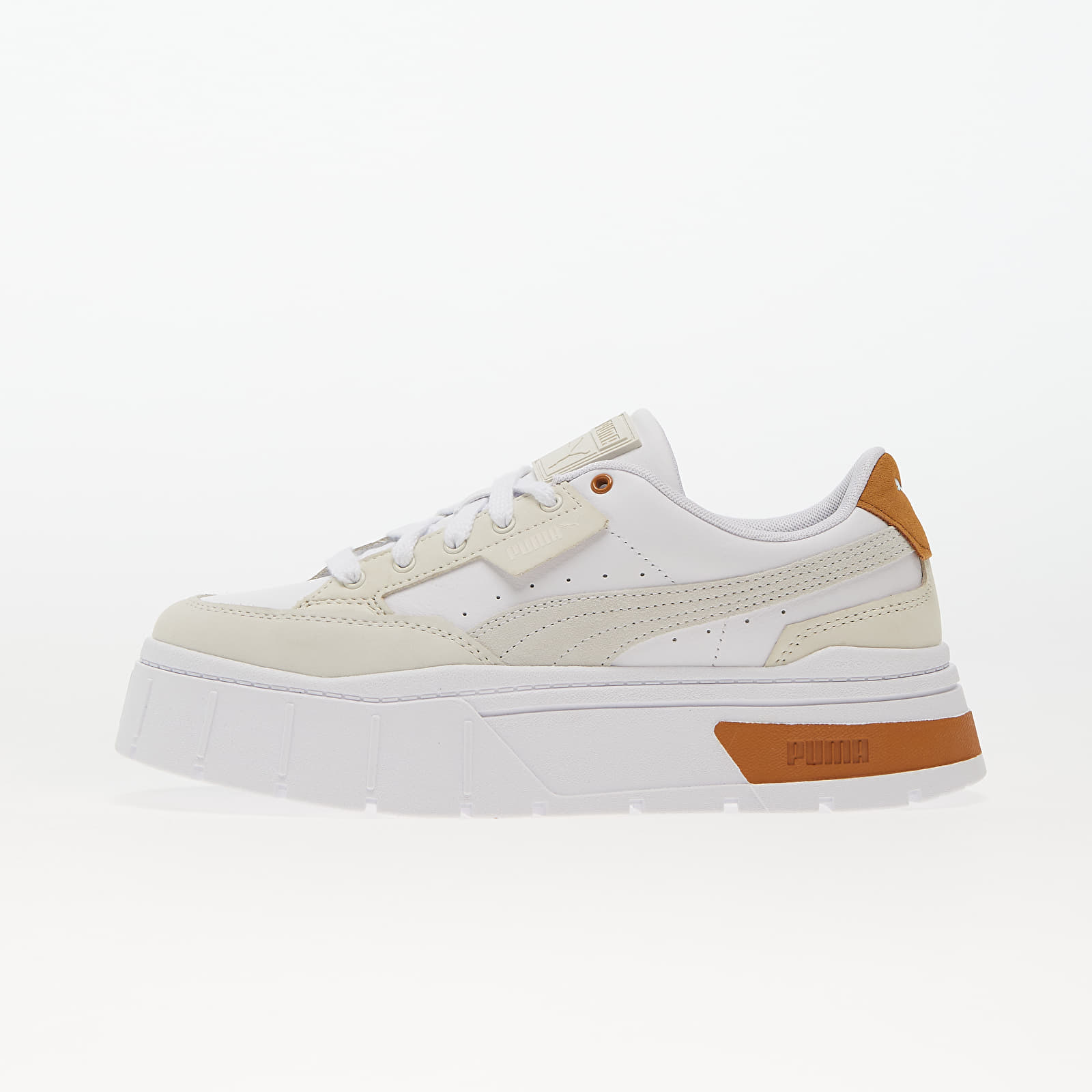 Sneakers og sko til kvinder Puma Mayze Stack Luxe Wns Puma White-Frosted Ivory
