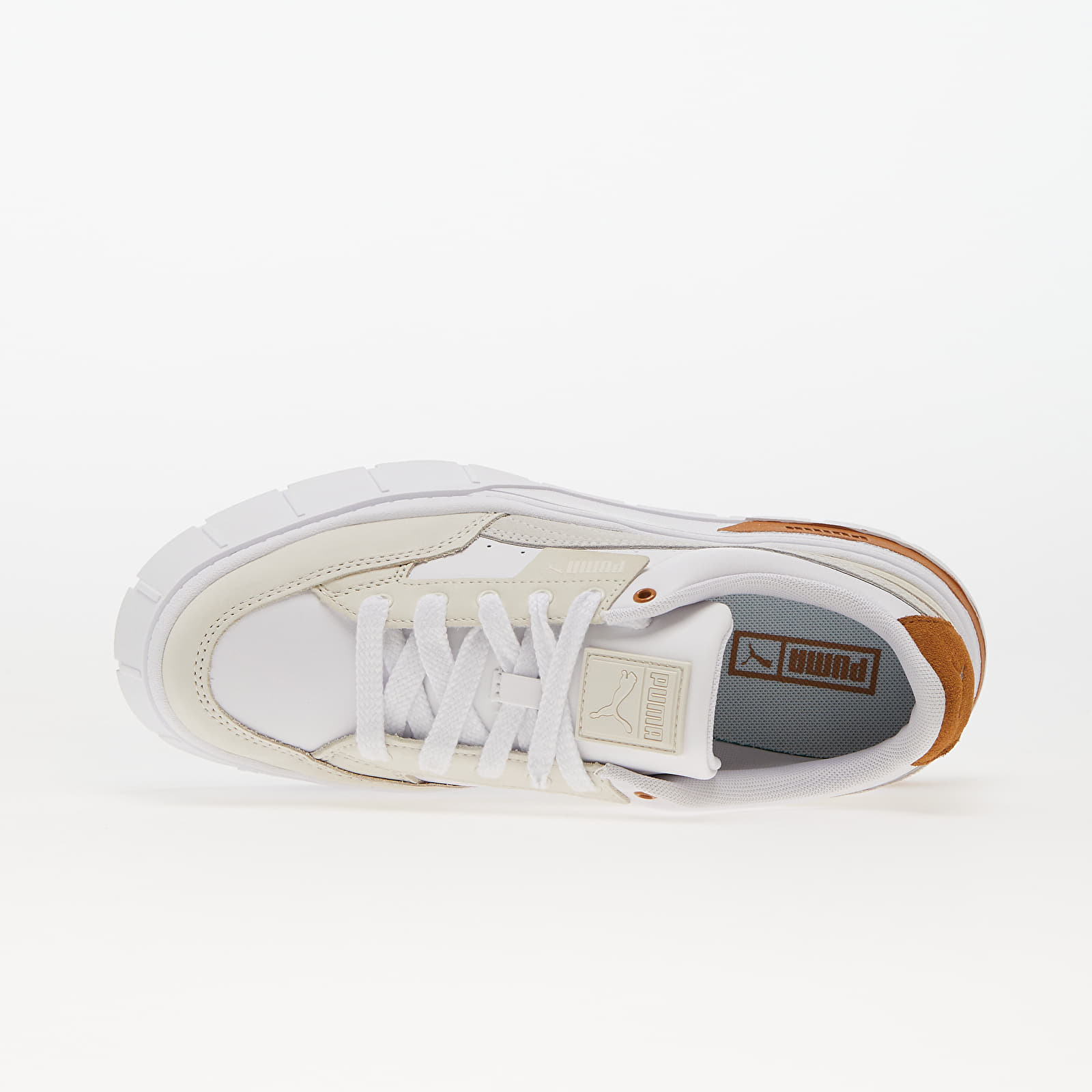 Sneakers og sko til kvinder Puma Mayze Stack Luxe Wns Puma White-Frosted Ivory