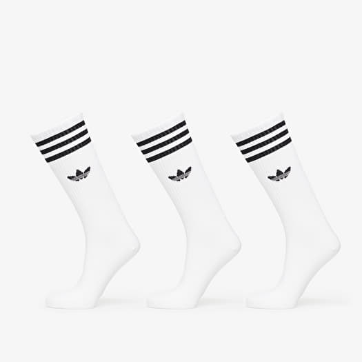 adidas High Solid Crew Sock 3-Pack White