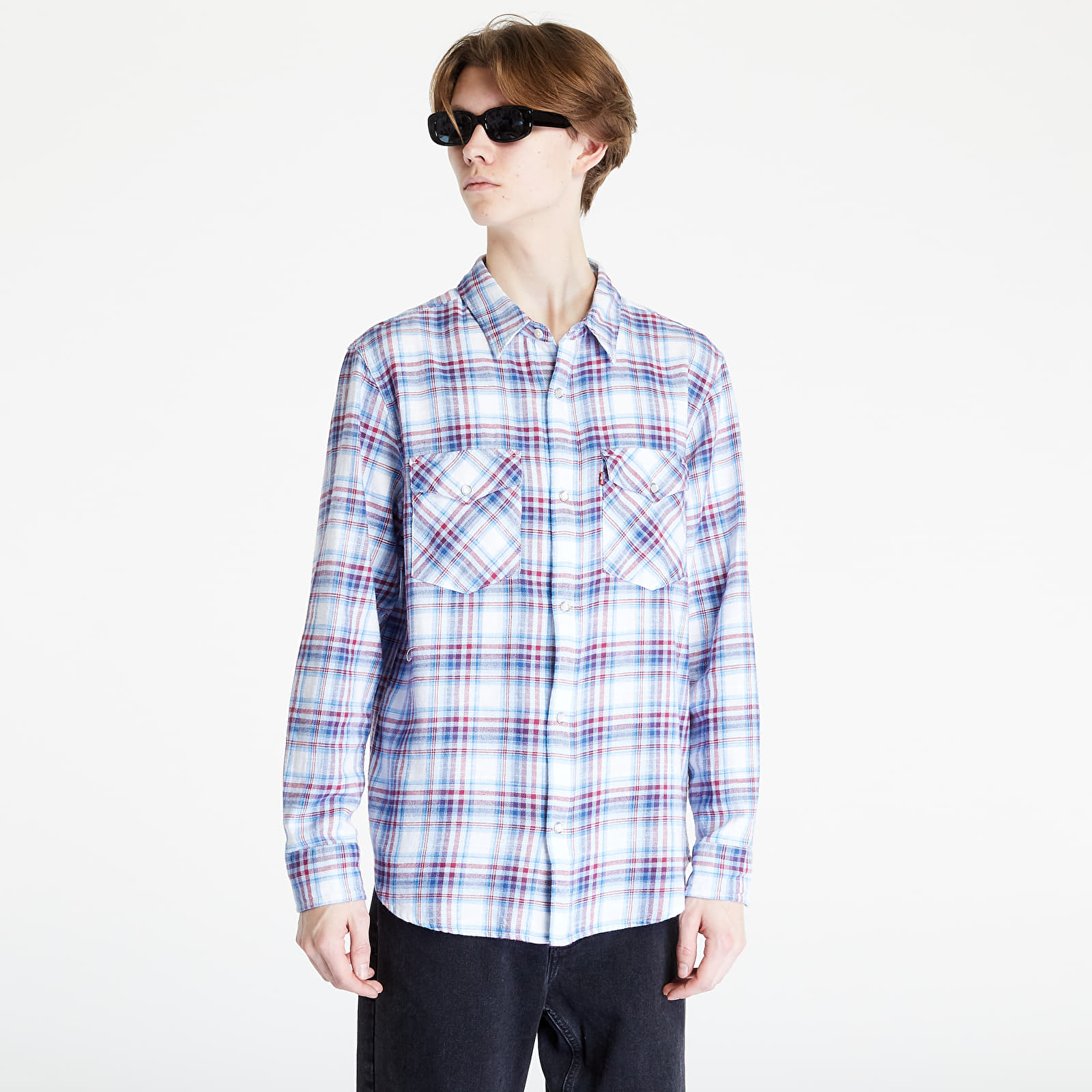 Ризи Levi's ® Relaxed Fit Western Shirt Bright White