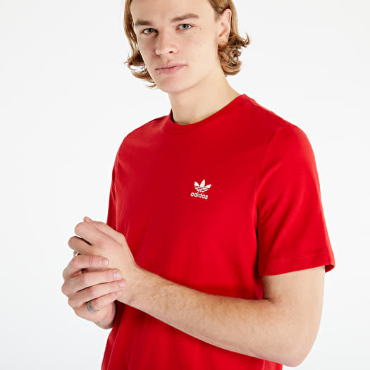 T-shirts adidas Originals Trefoil Essentials Tee Better Scarlet | Queens