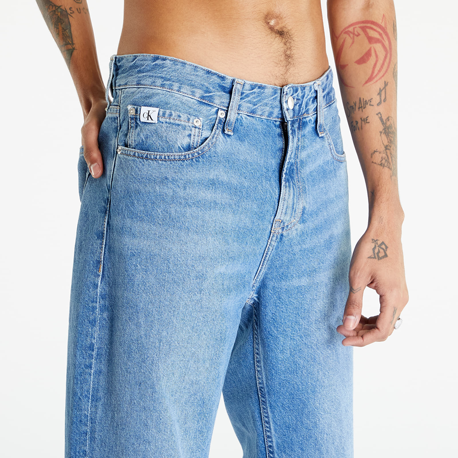 Jeans CALVIN KLEIN JEANS 90S Straight Pants Denim Medium