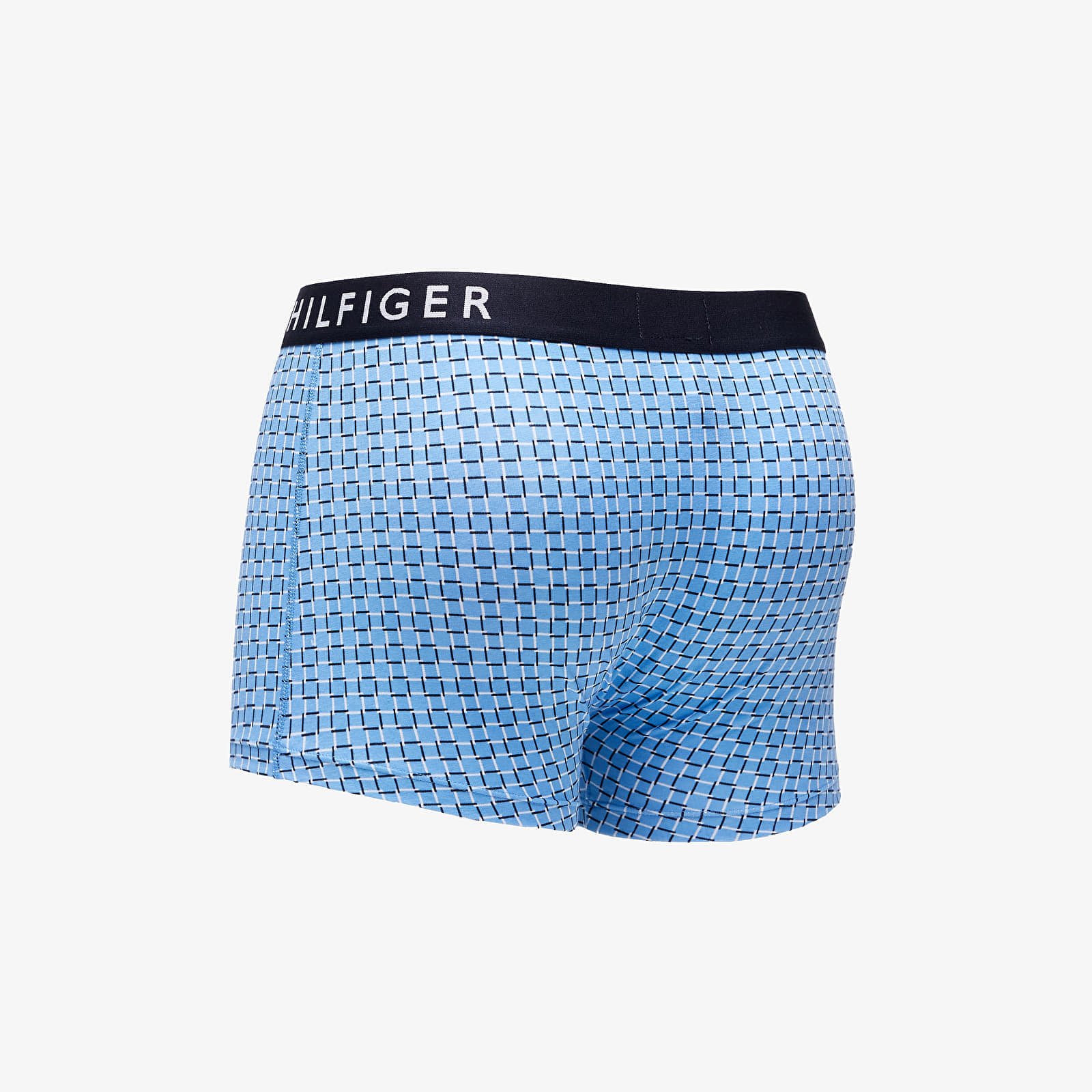 Boxerky Tommy Hilfiger Logo 3 Pack Trunks Print Saltwater Green/ Des Sky/ Squared Up