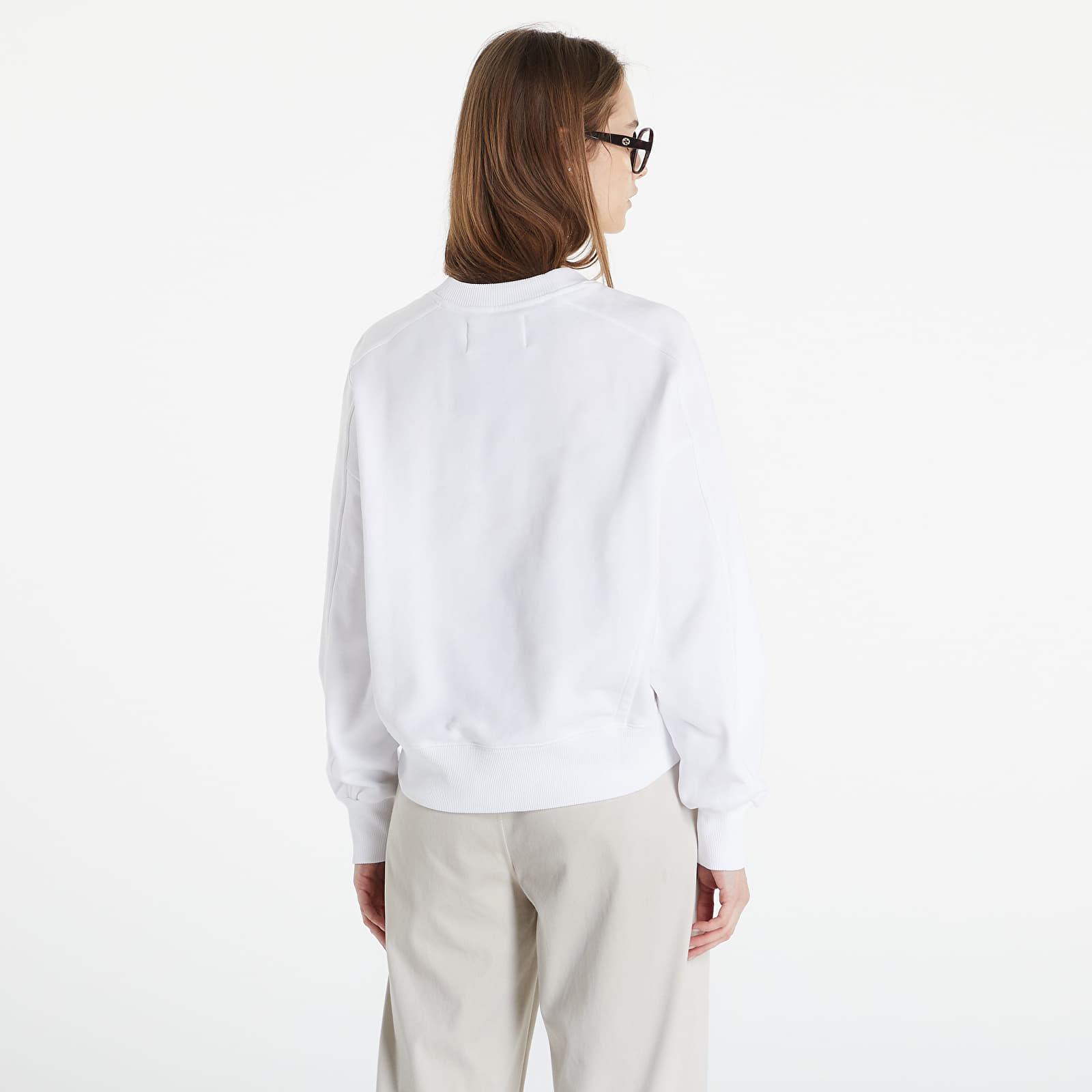Moletons e blusas de moletom CALVIN KLEIN JEANS Calvin Klein Jeans Gel Monogram Crewneck Bright White