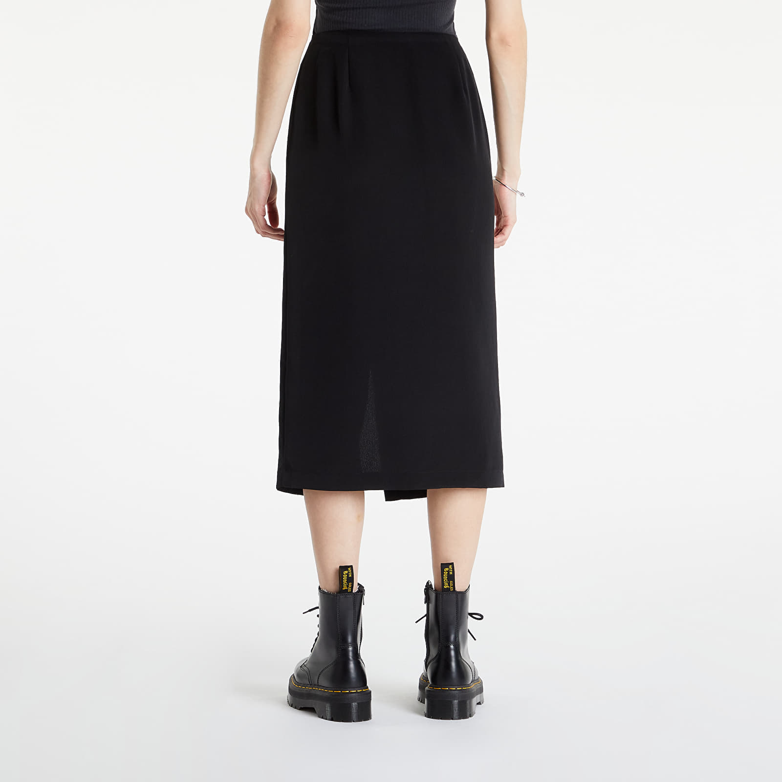 Gonne CALVIN KLEIN JEANS Buttons Through Split Midi Skirt Ck Black