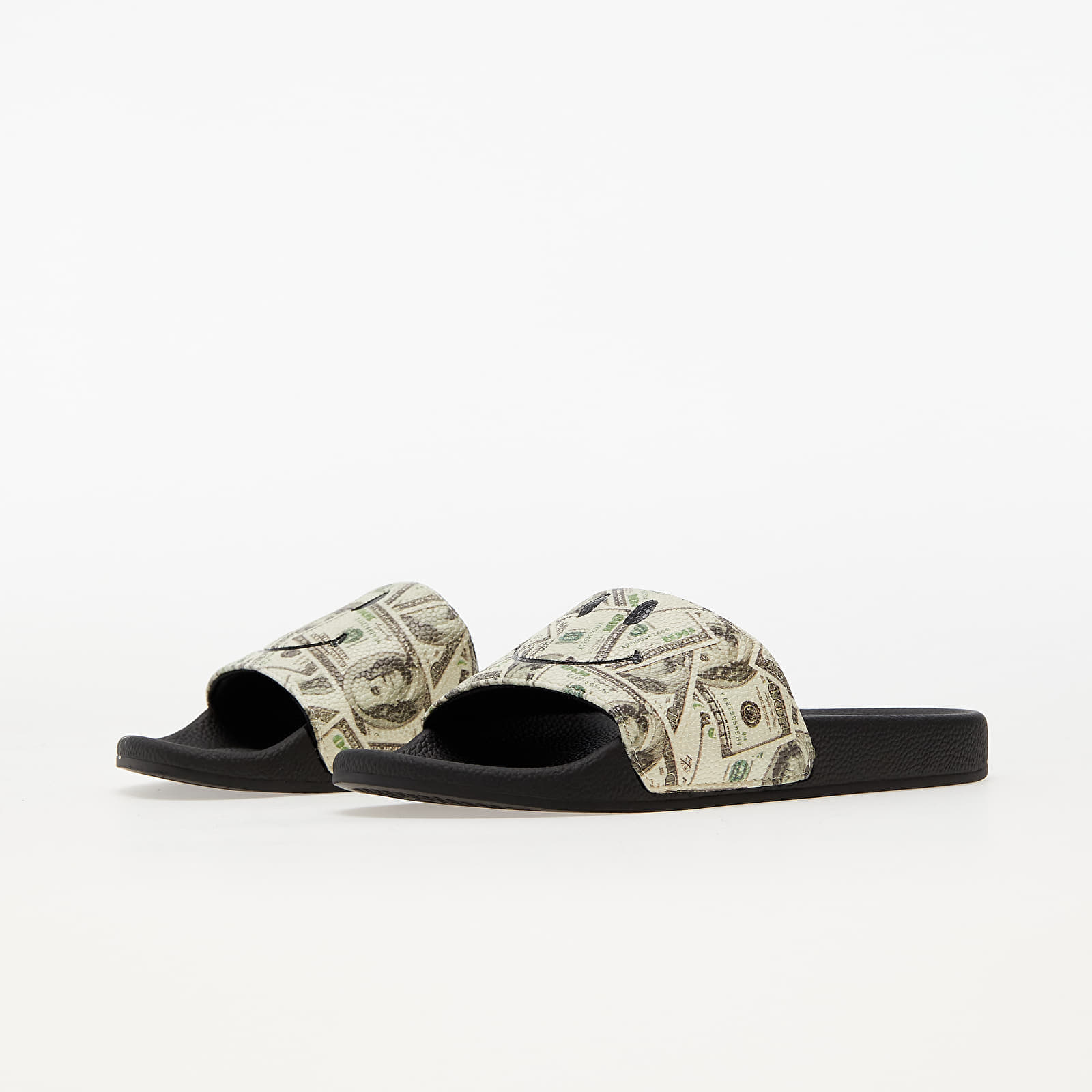 Slides Market Smiley Money Slides Black