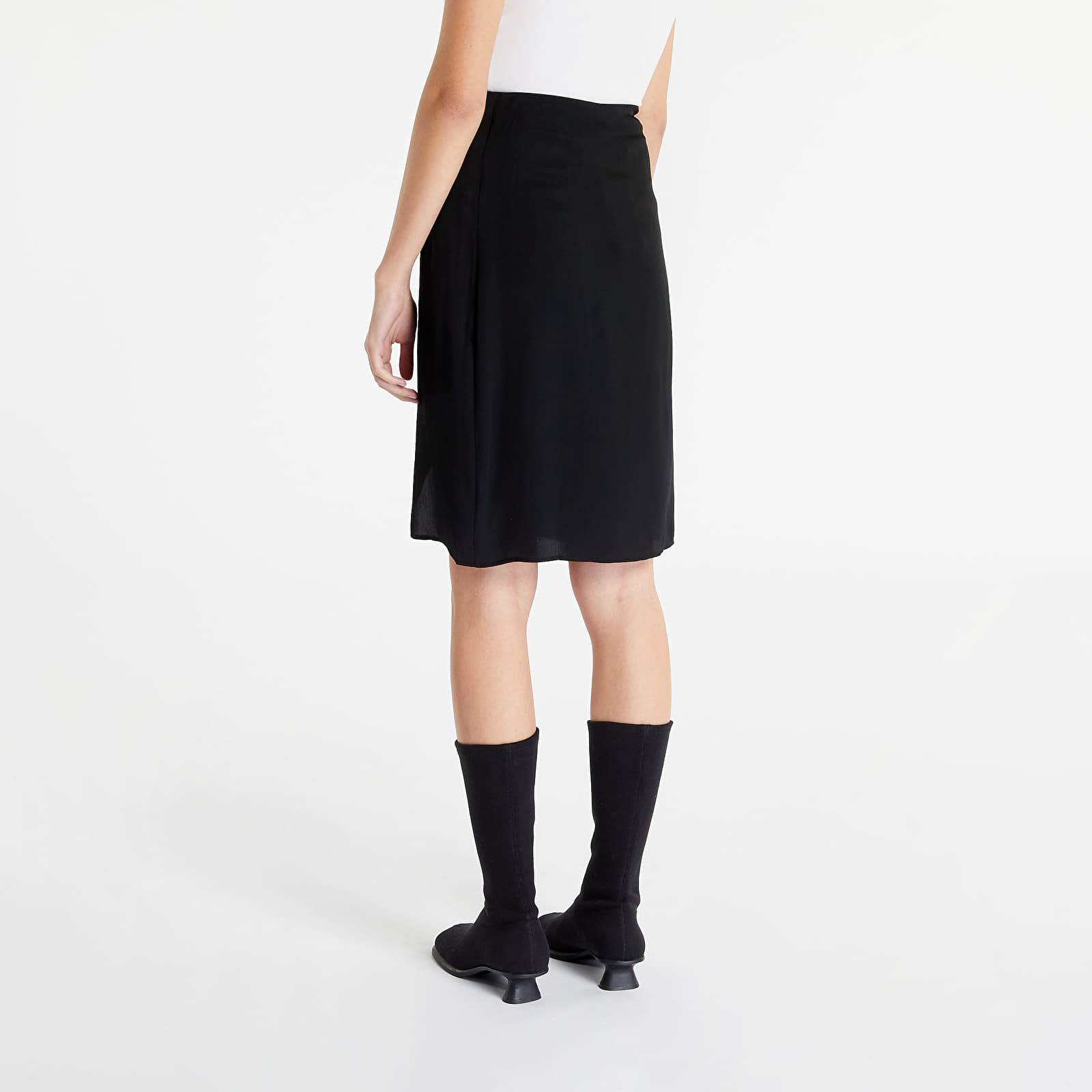 Skirts CALVIN KLEIN JEANS Tie Detail Midi Skirt Black