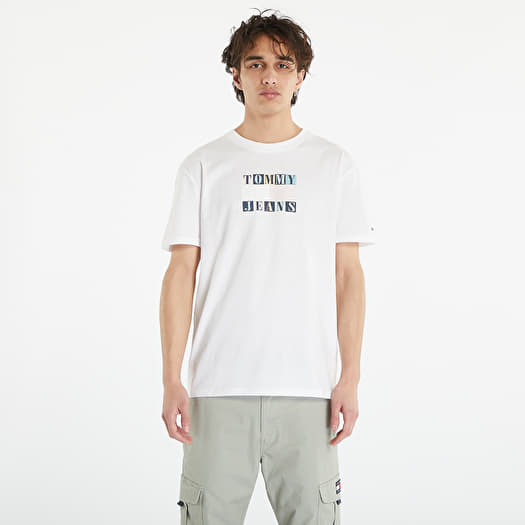 Tommy jeans flag t shirt sales