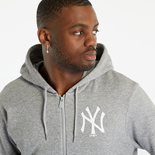 Grey yankees hoodie on sale