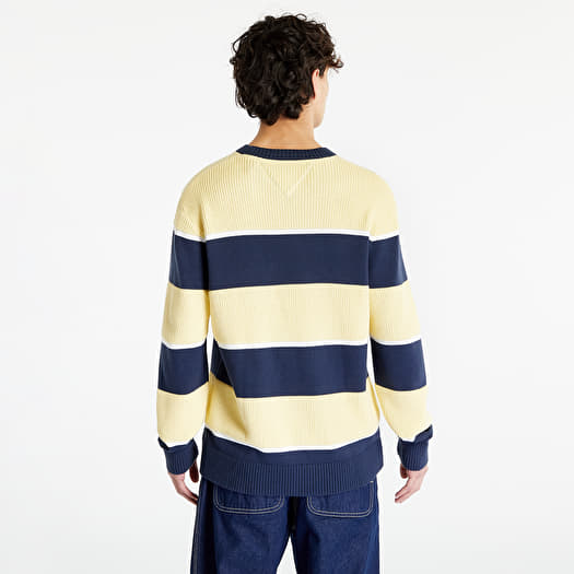 Tommy jeans striped sweatshirt sales