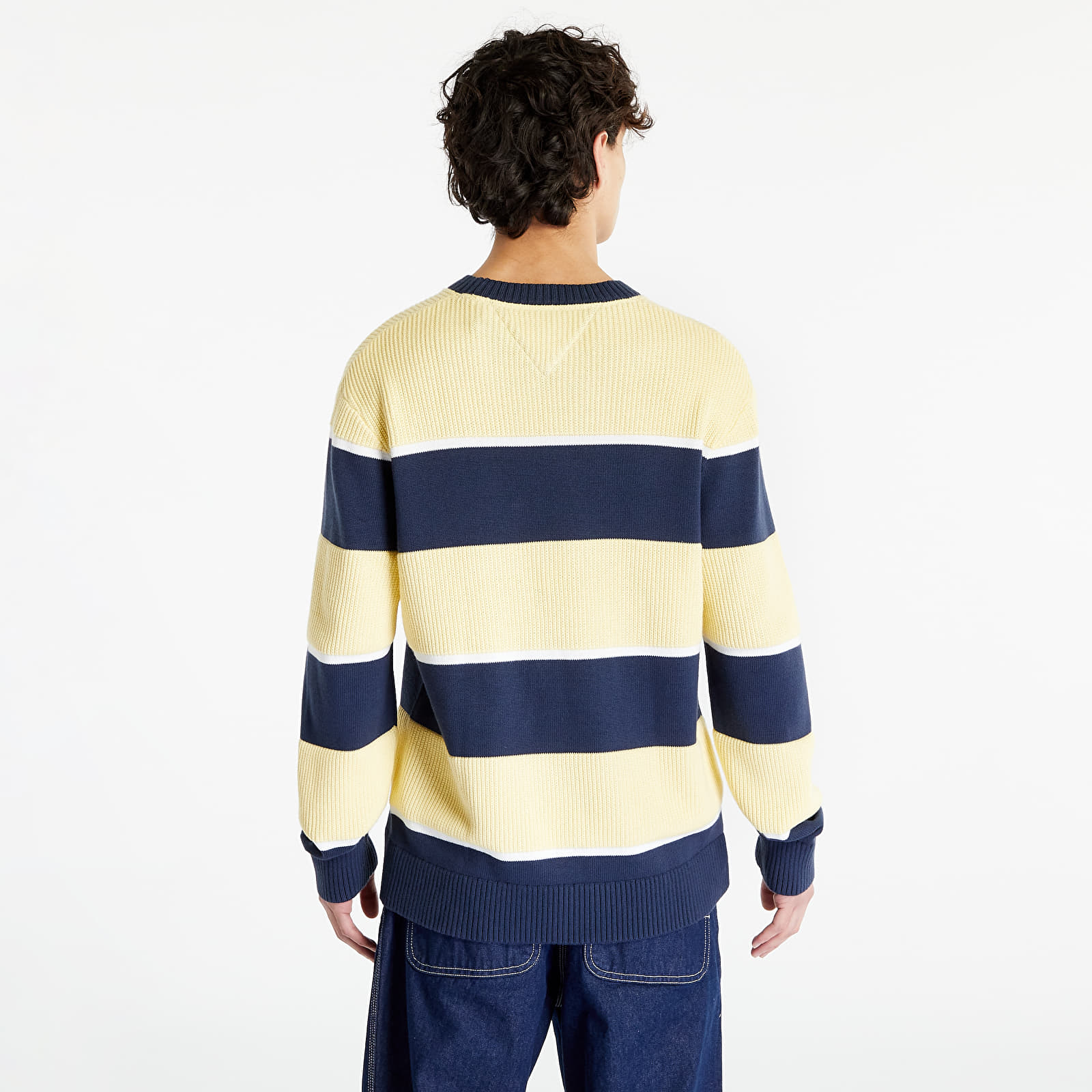 Tommy jeans sales striped sweatshirt