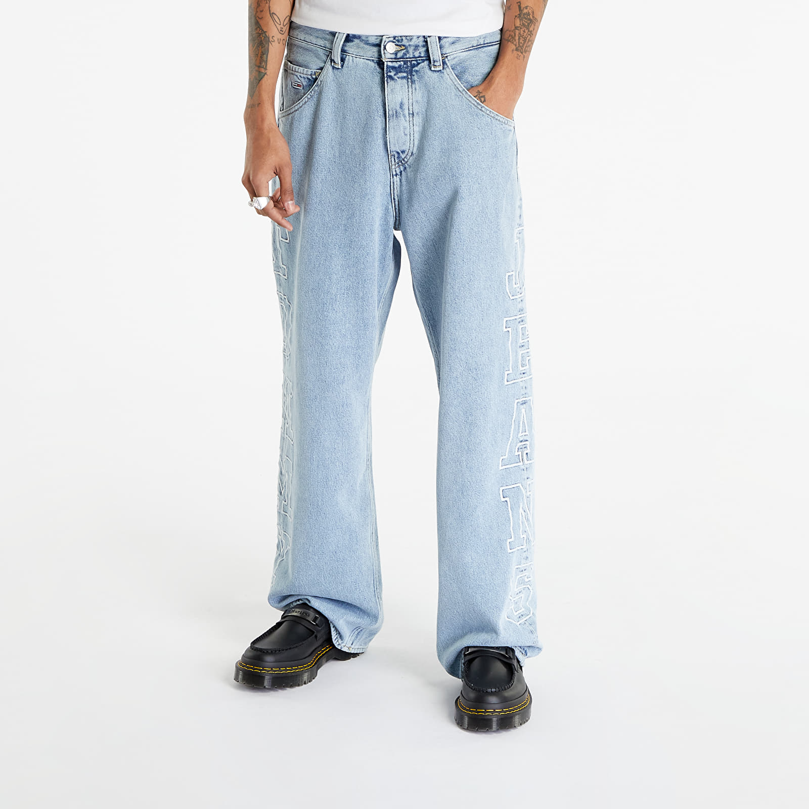 Calças de ganga TOMMY JEANS Aiden Baggy Jeans Denim Light