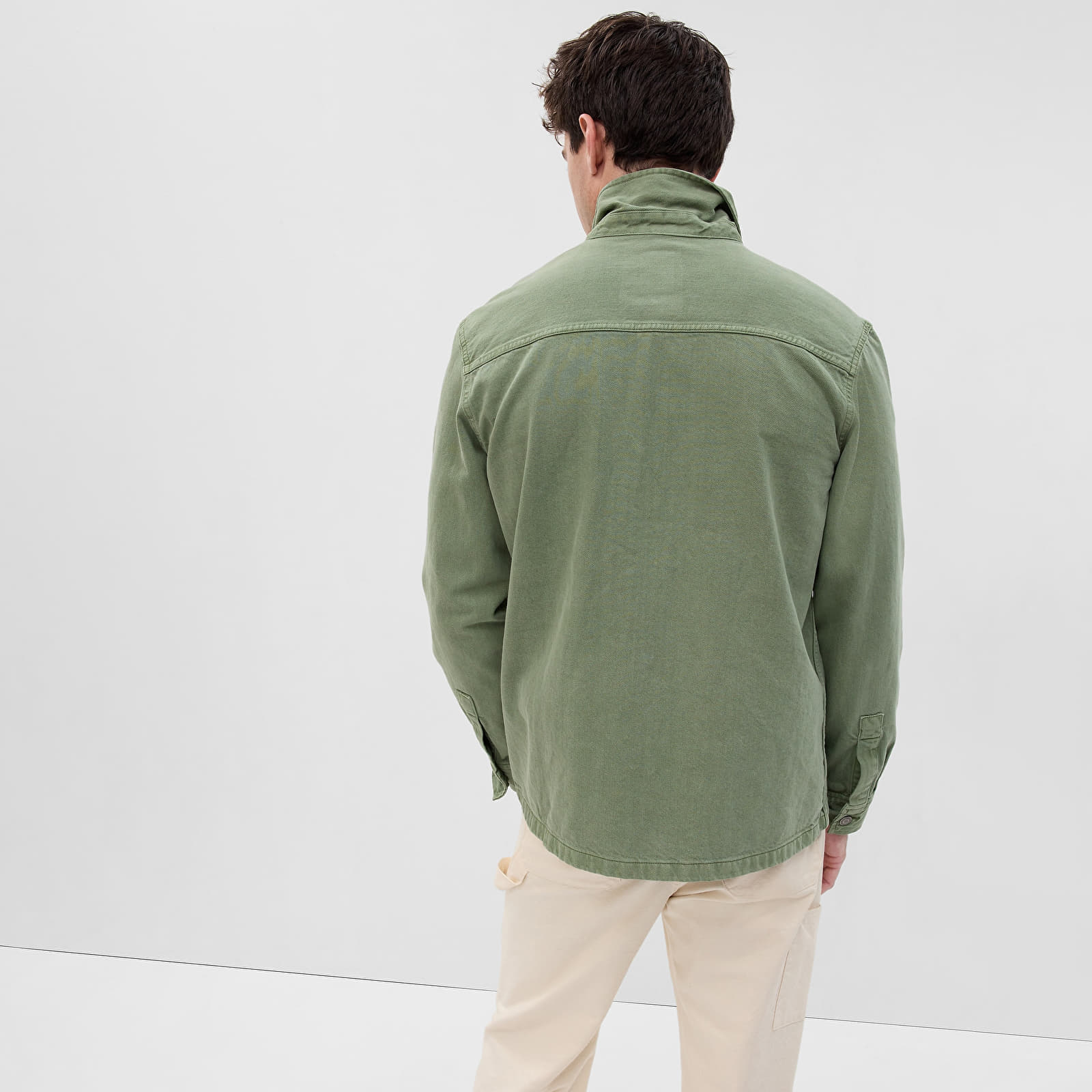 Shirts GAP Denim Utility Overshirt Twig