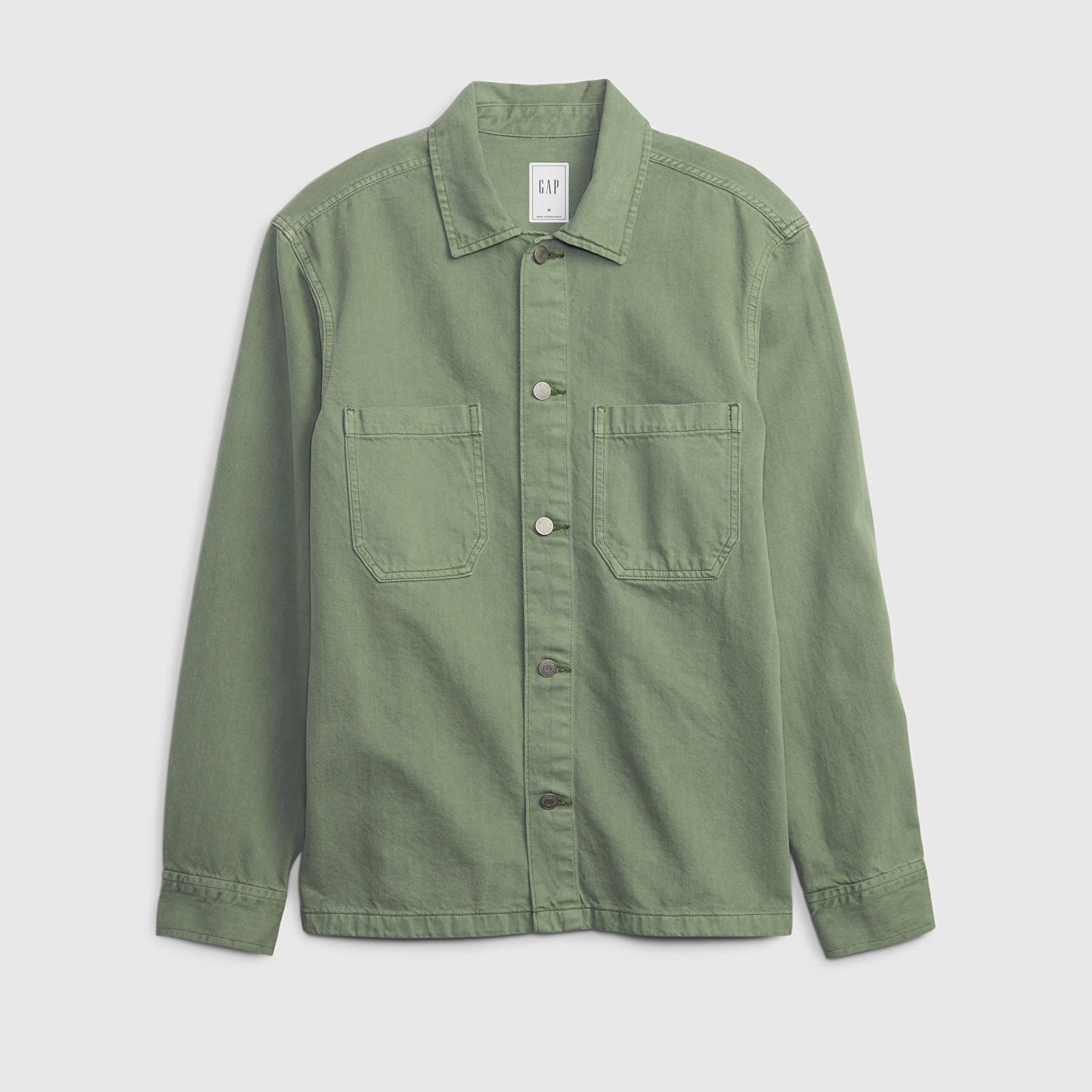 Shirts GAP Denim Utility Overshirt Twig