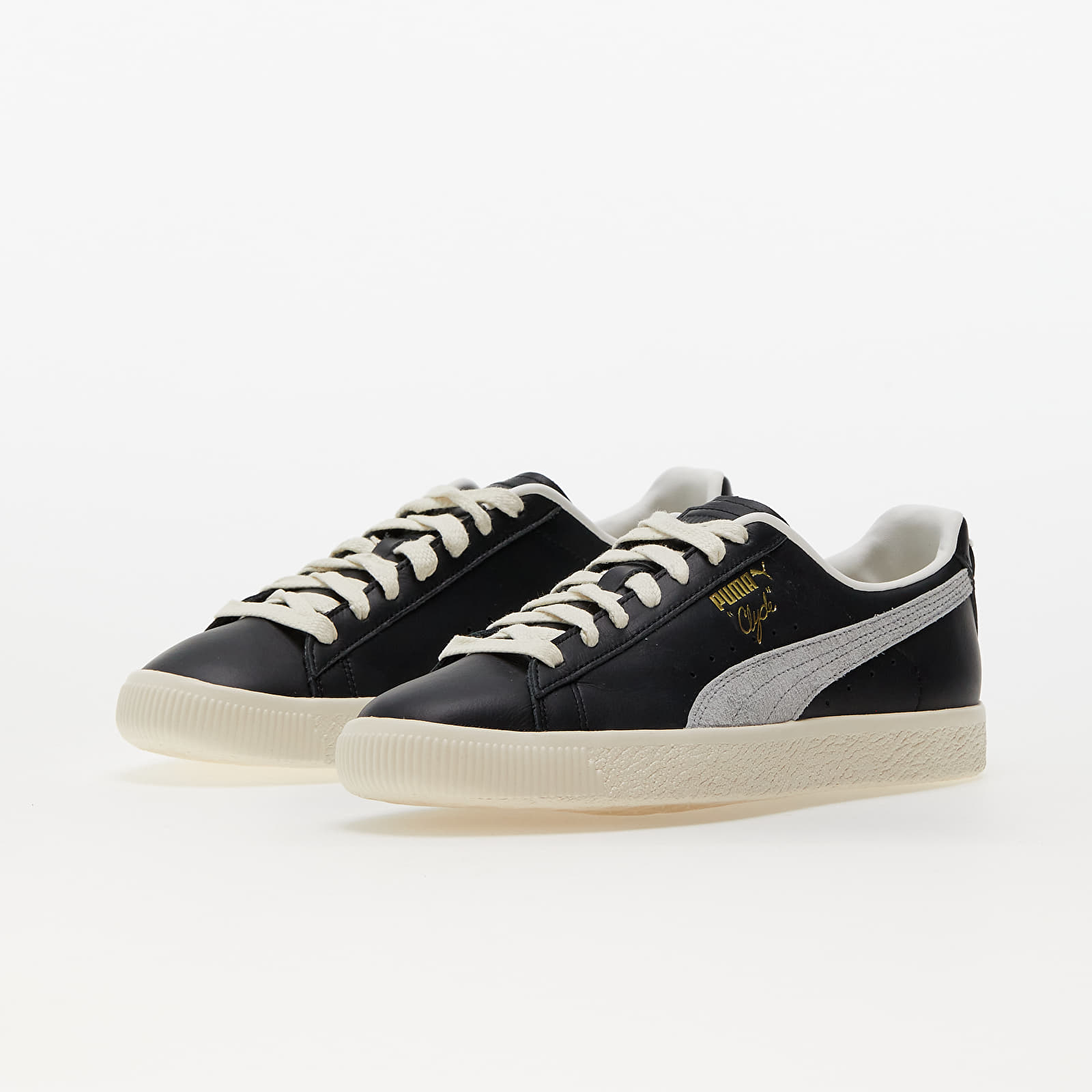 Zapatillas Hombre Puma Clyde Base Puma Black-Frosted Ivory