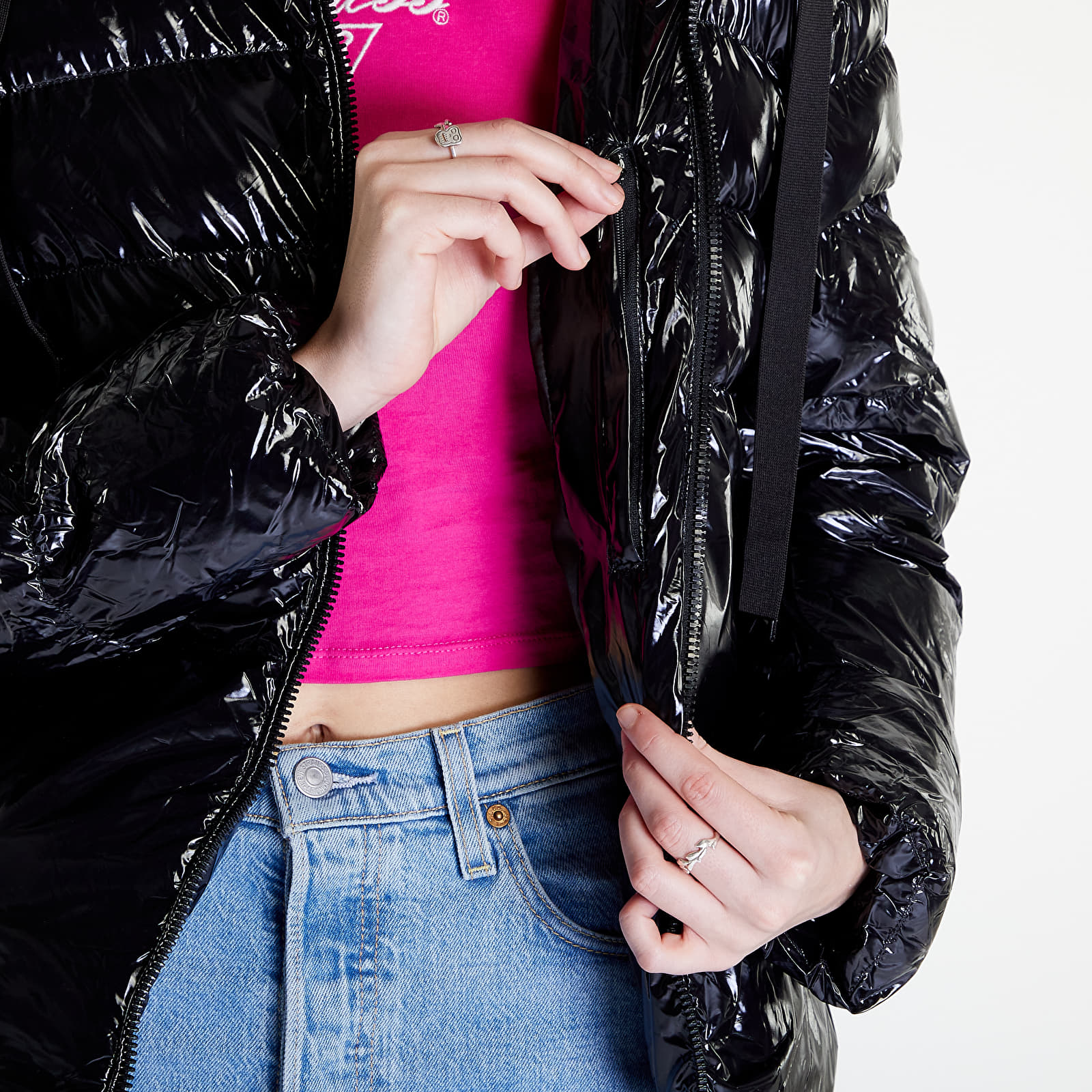 Guess noah nylon puffer sale jacket