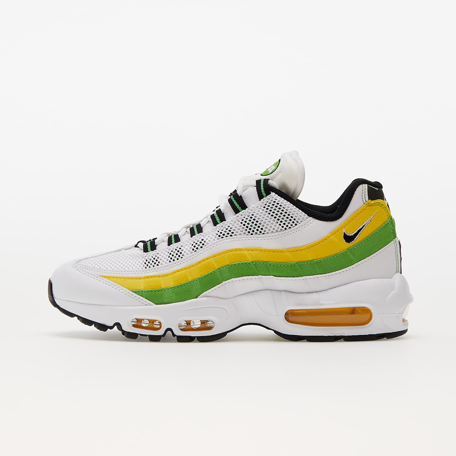 Orange and green air max 95 hotsell