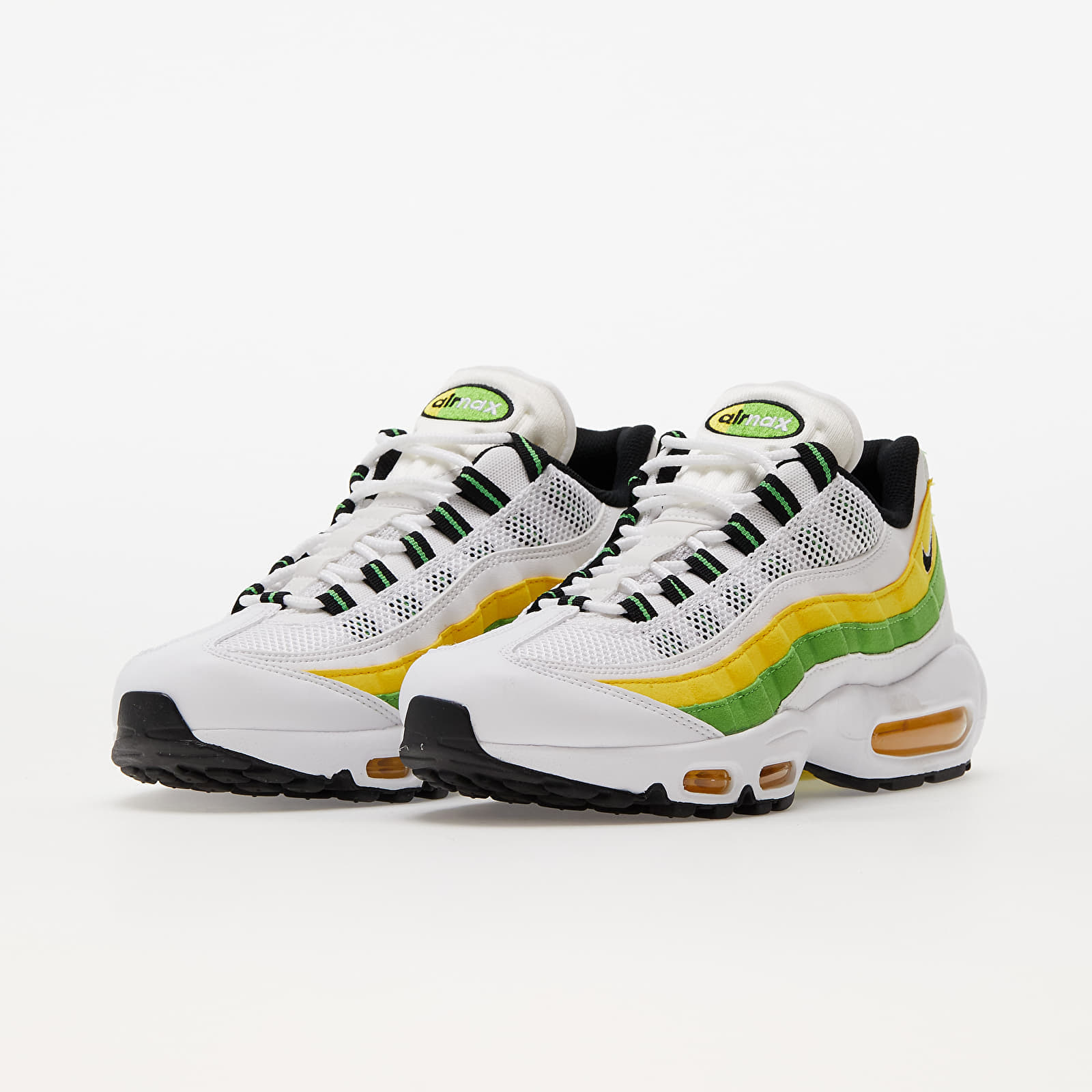 Turnschuhe und Schuhe fur Manner Nike Air Max 95 Essential White Black Green Apple Tour Yellow Queens