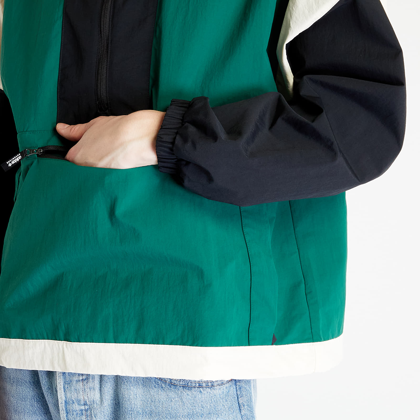 Windbreakers adidas Originals Adventure PRM Windbreaker Jacket Dark Green/ Black
