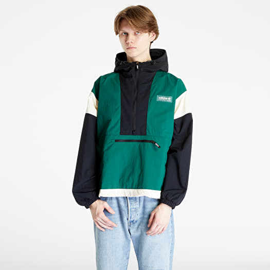 Green and black windbreaker clearance