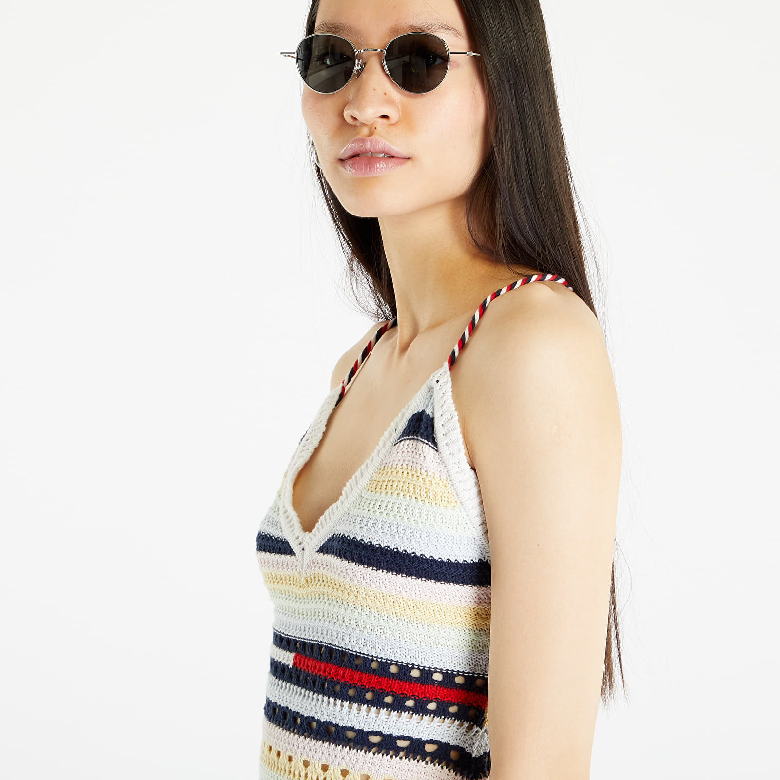 Dresses TOMMY JEANS Ultra Mini Crochet Dress Lemon Zest/ Multi