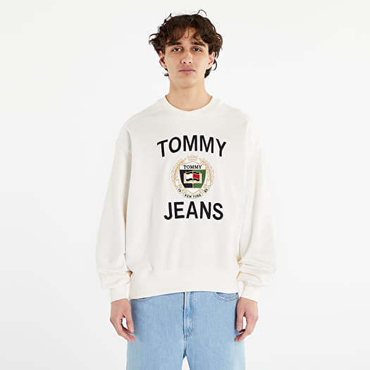 Hoodies and sweatshirts Tommy Jeans Boxy Luxe Crewneck Ancient White Queens