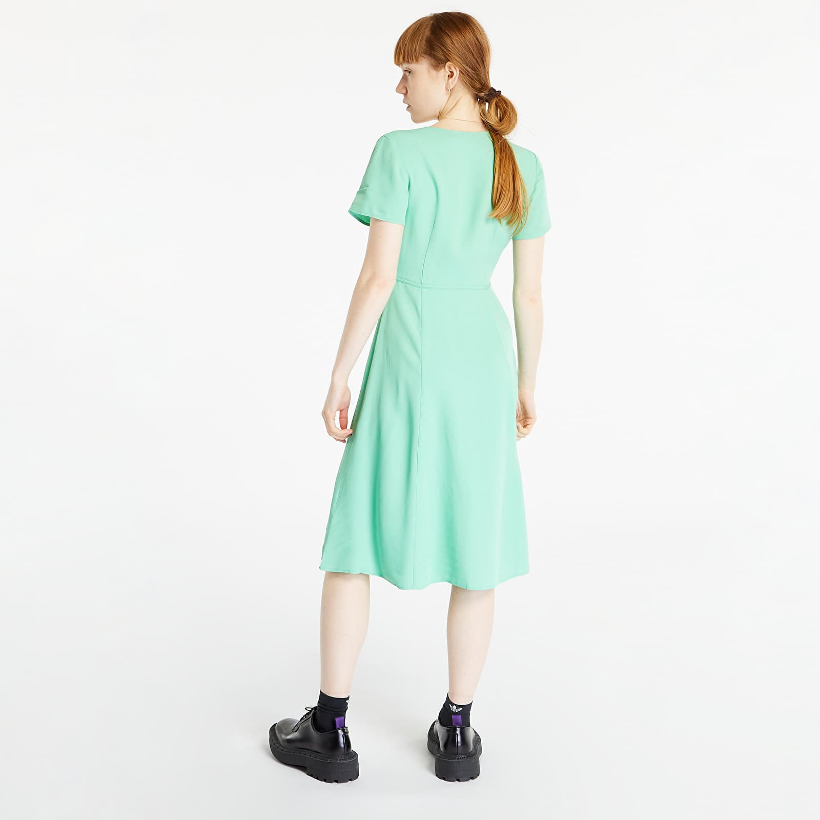 Šaty CALVIN KLEIN JEANS Short Sleeve Shirt Dress Neptunes Wave