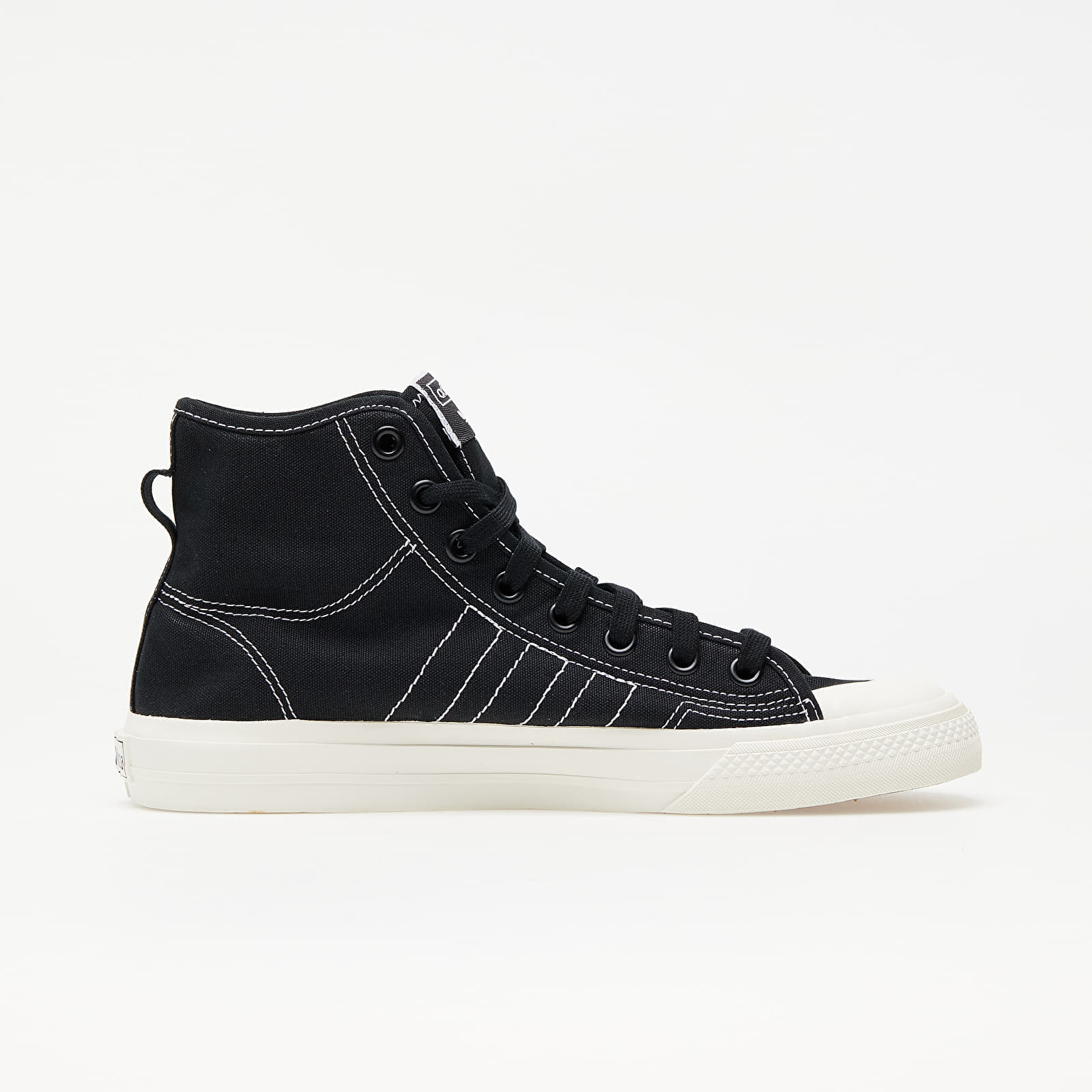 Men s sneakers and shoes adidas Originals Nizza Hi Rf Core Black Ftw White Off White Queens