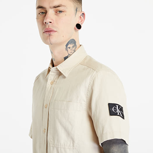 Calvin klein men's short sleeve dress shirts top
