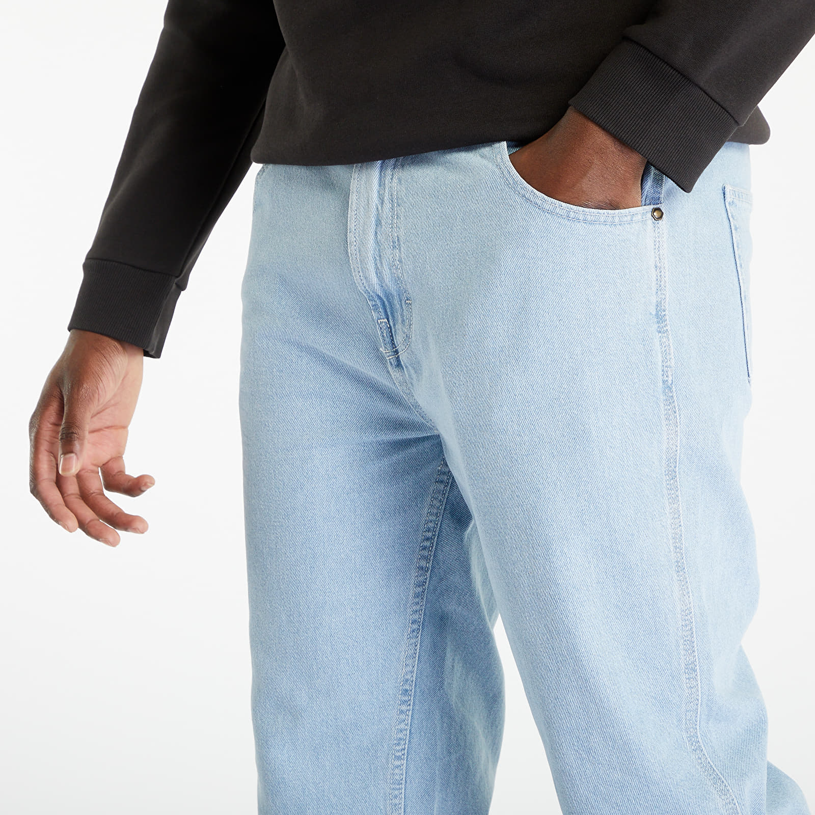Teksad Dickies Houston Denim Trousers Vintage Aged Blue