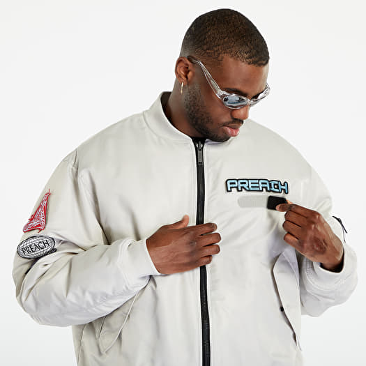 Patched bomber jacket mens hotsell