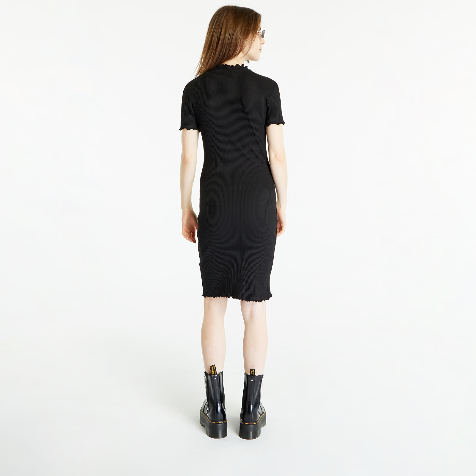 Vestido Urban Classics Ladies Rib Tee Dress Black