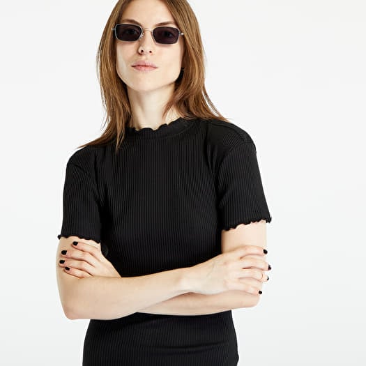 Urban Classics Abito Corto A Coste Con Volant – Modello Rib Tee Dress Per Donna - 4
