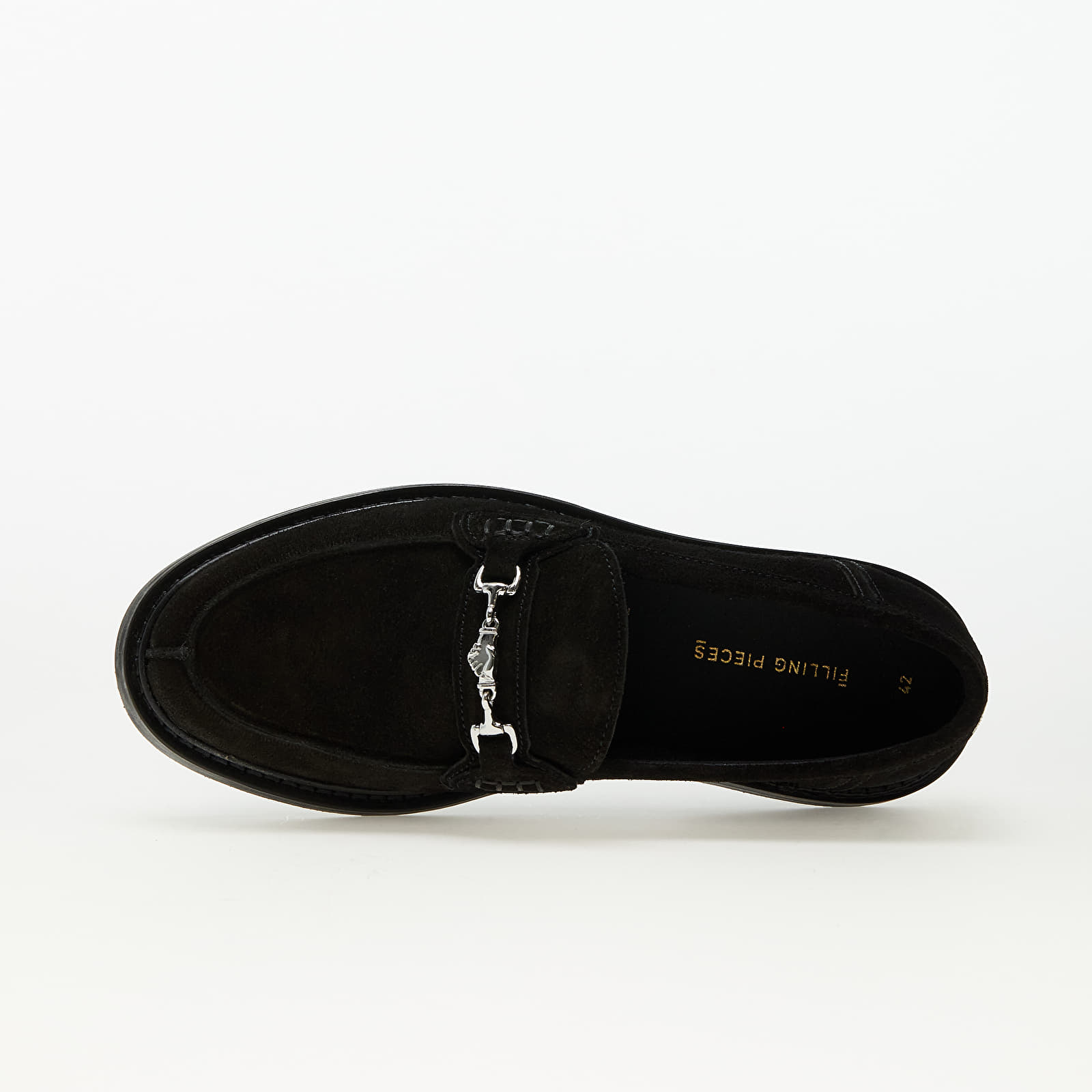 Men's sneakers and shoes Filling Pieces Loafer Suede Black