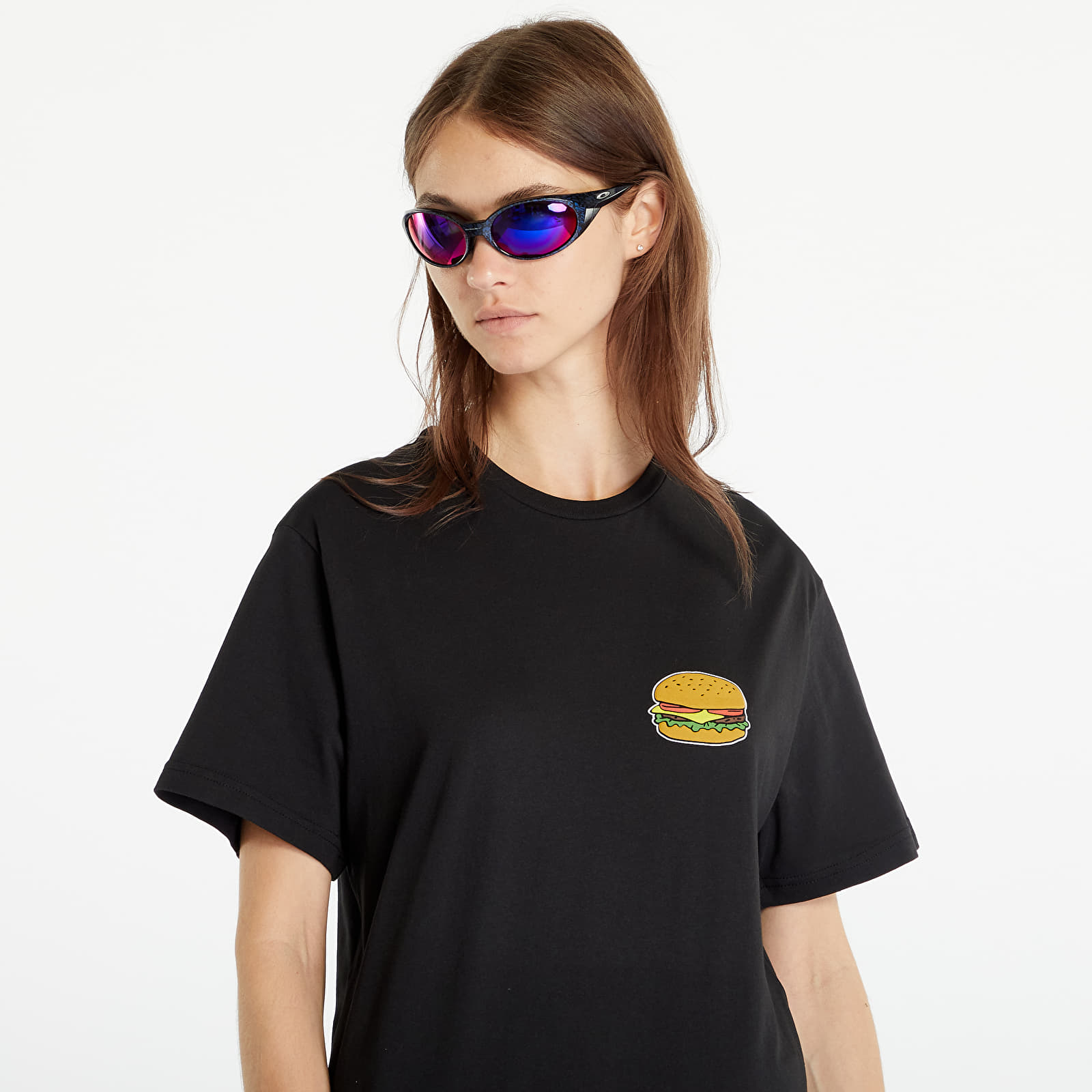 T-shirts New Era Hamburger Graphic T-Shirt Black/ Stone