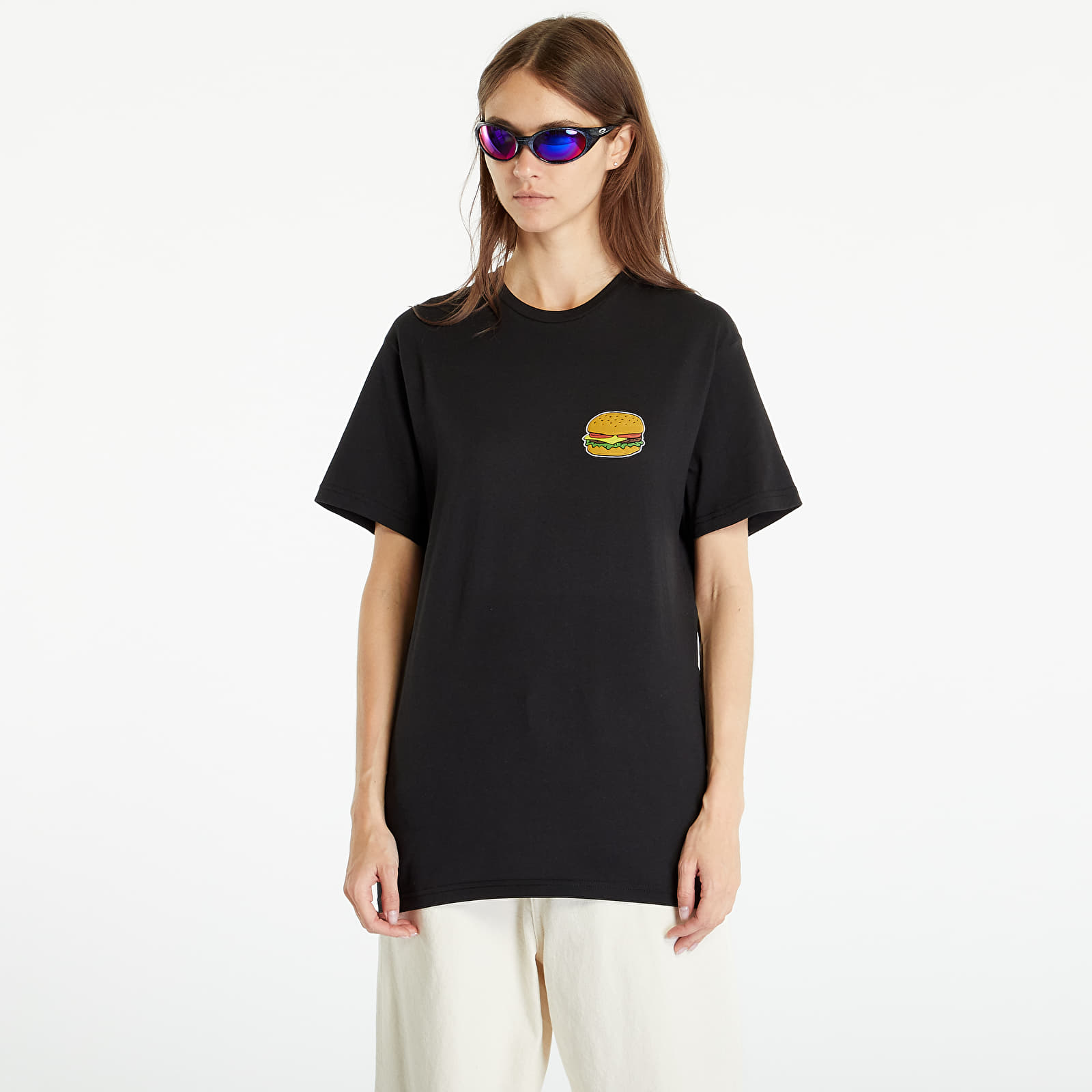 T-shirts New Era Hamburger Graphic T-Shirt Black/ Stone